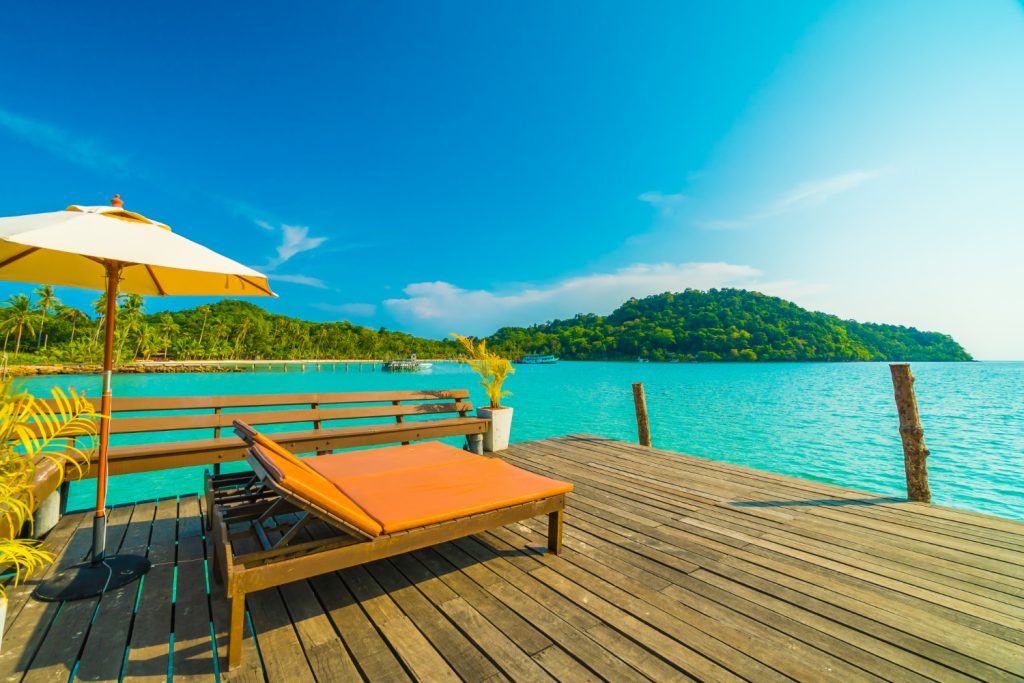 beach resort ocean view