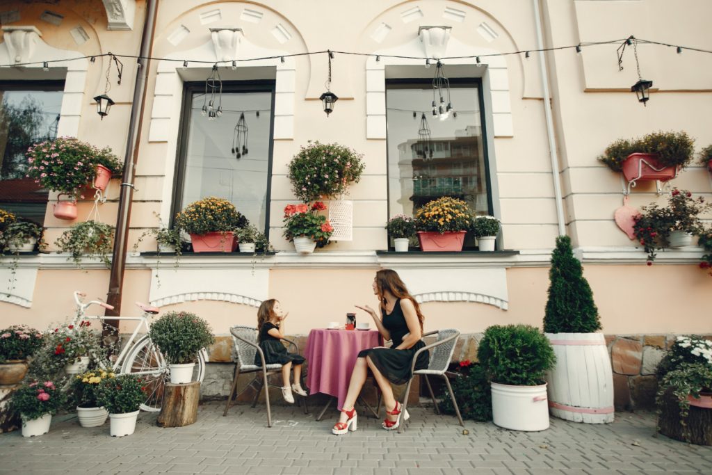 boutique hotel exterior cozy