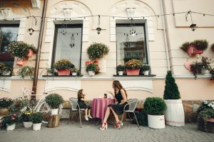 boutique hotel exterior cozy